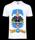 Bigotry Bros Greatest Circus in Politics Tee - political satire caricature illustration on white tee, BLACKSTYLE DC