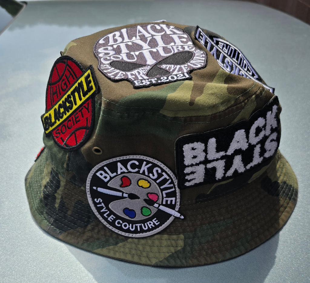 BLACKSTYLE DC Camo Patch Bucket Hat - Right side view