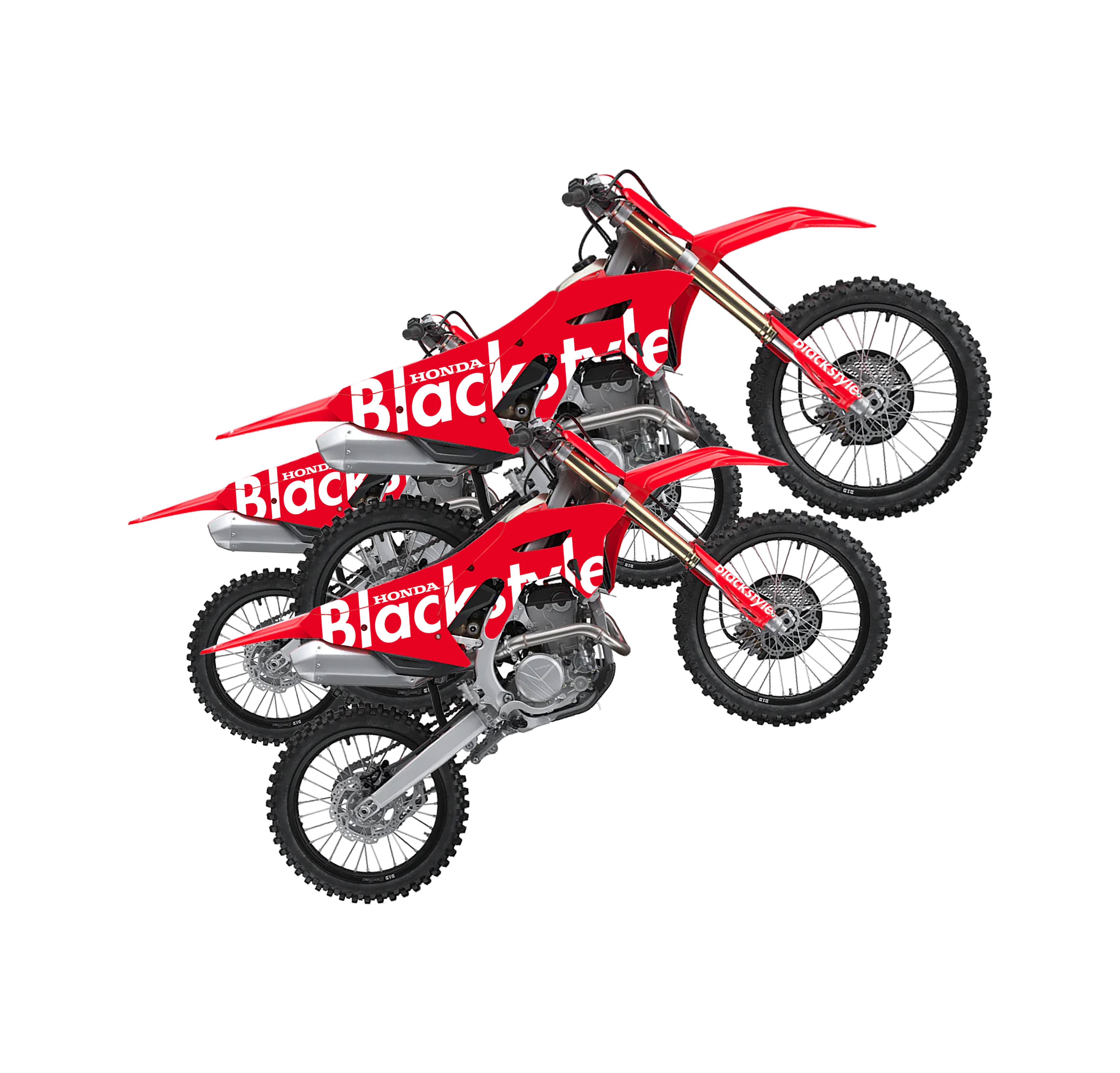 Blackstyle Honda dirt bikes graphic