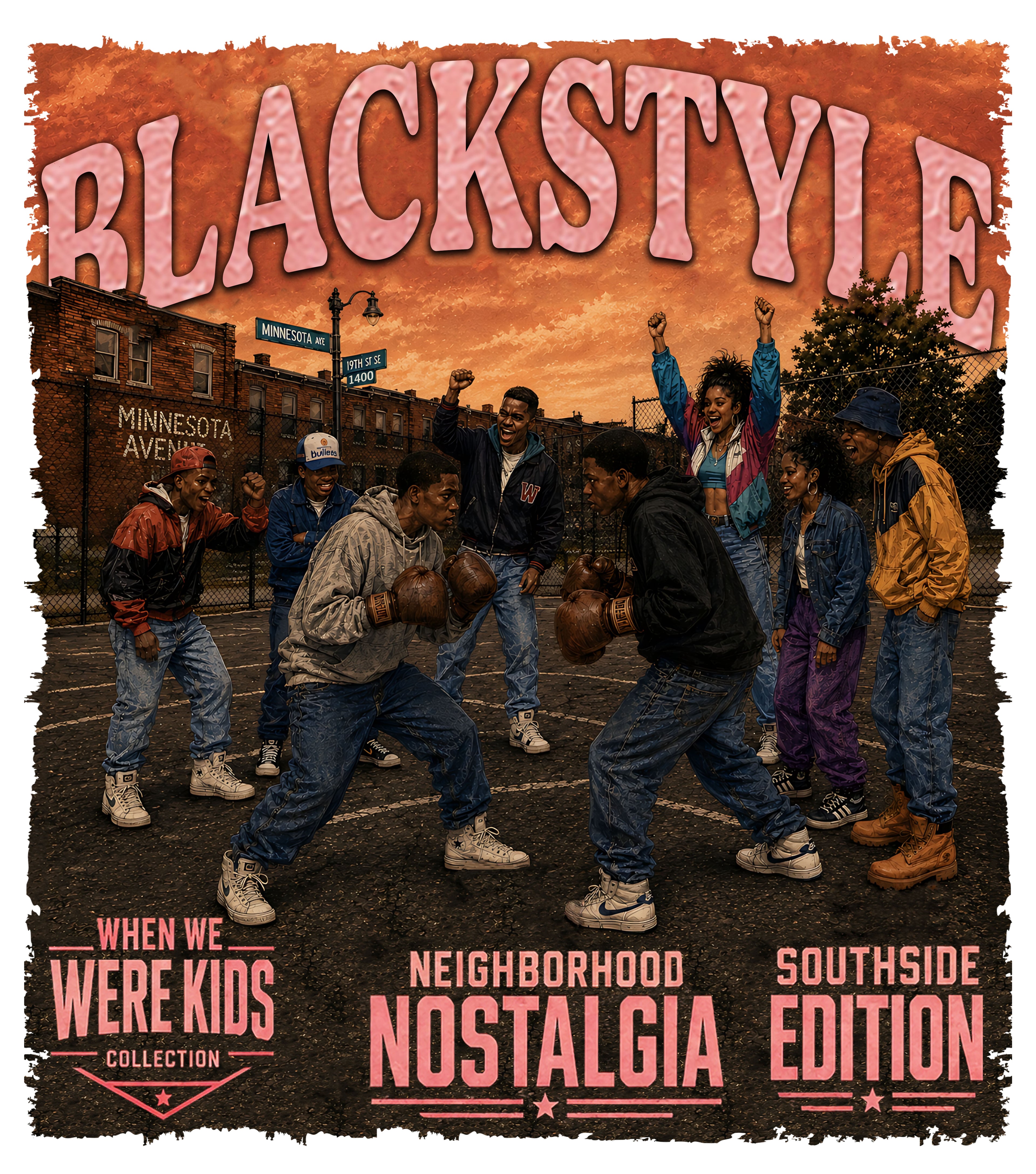 Neighborhood Nostalgia Tee – Gladiator Edition