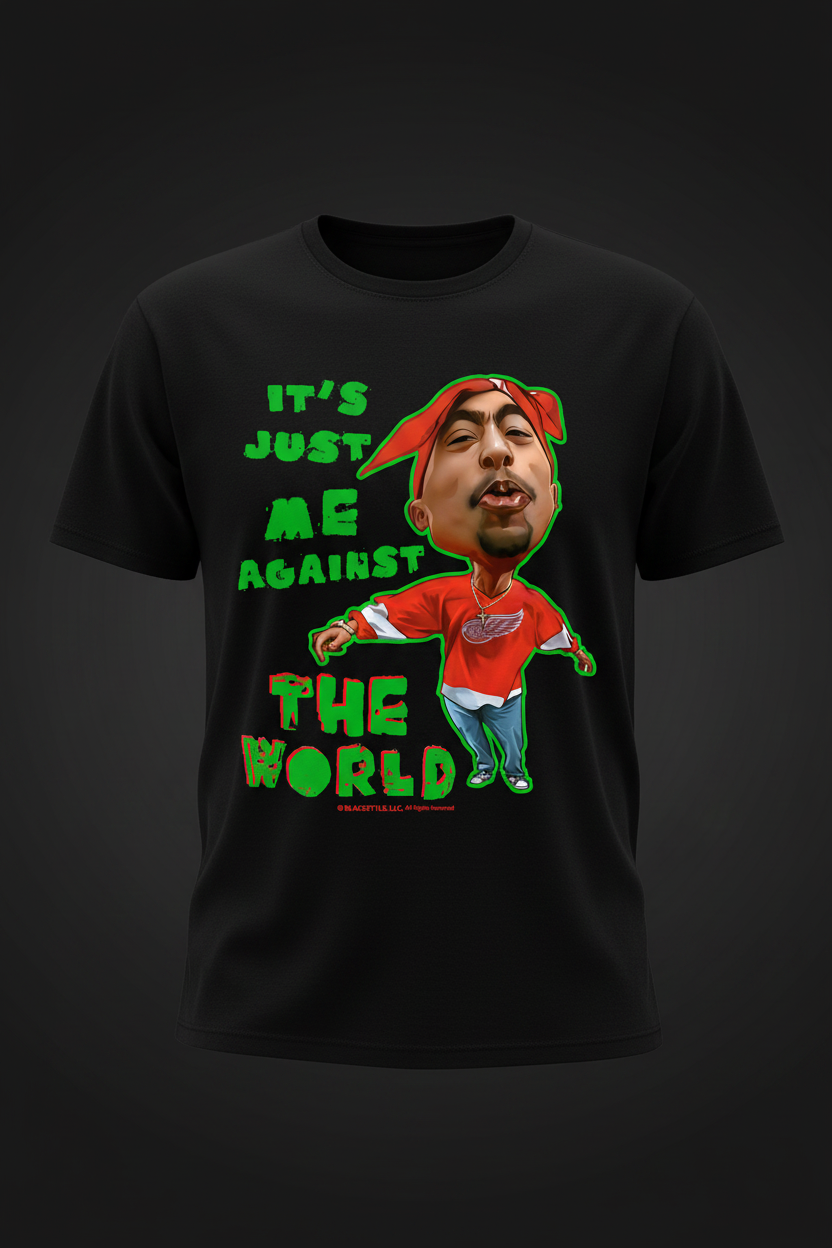 BLACKSTYLE DC Me Against The World T-Shirt Mockup