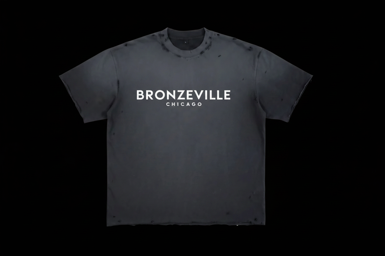 Bronzeville Chicago Tee Mockup