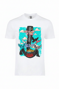 We Do What We Want Tee mockup - larger graphic
