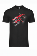 BLACKSTYLE City Tour Tee - Front view with bikes