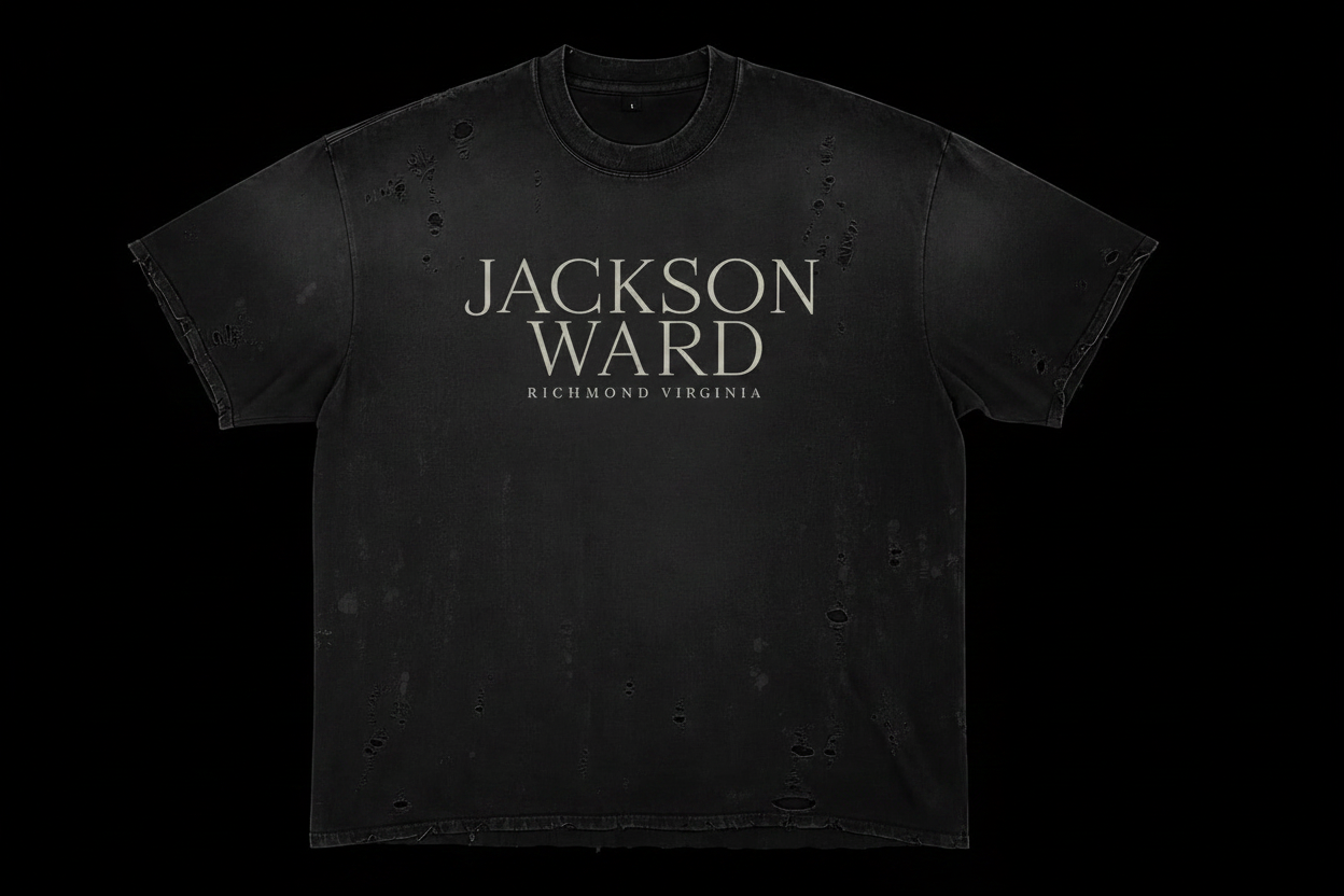 Jackson Ward Richmond Virginia Tee Mockup