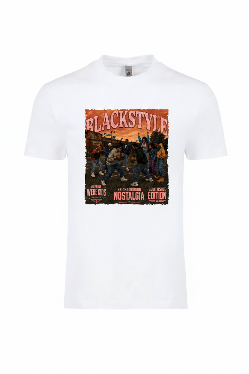 Neighborhood Nostalgia Tee Mockup